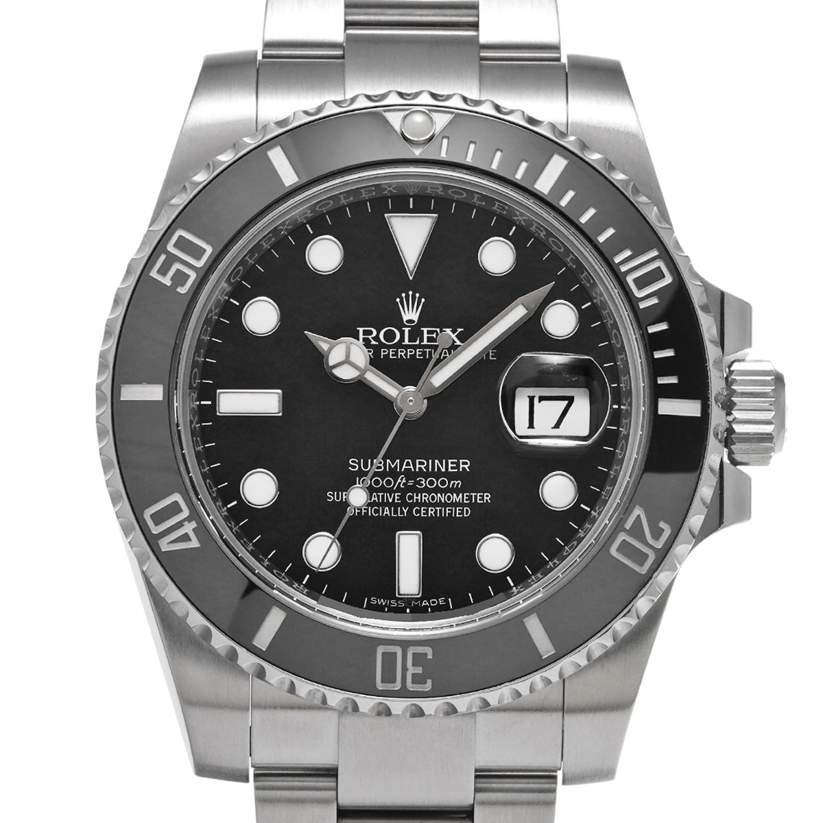 Submariner Date 116610LN Random Serial Black ROLEX Men's [Pre-Owned].