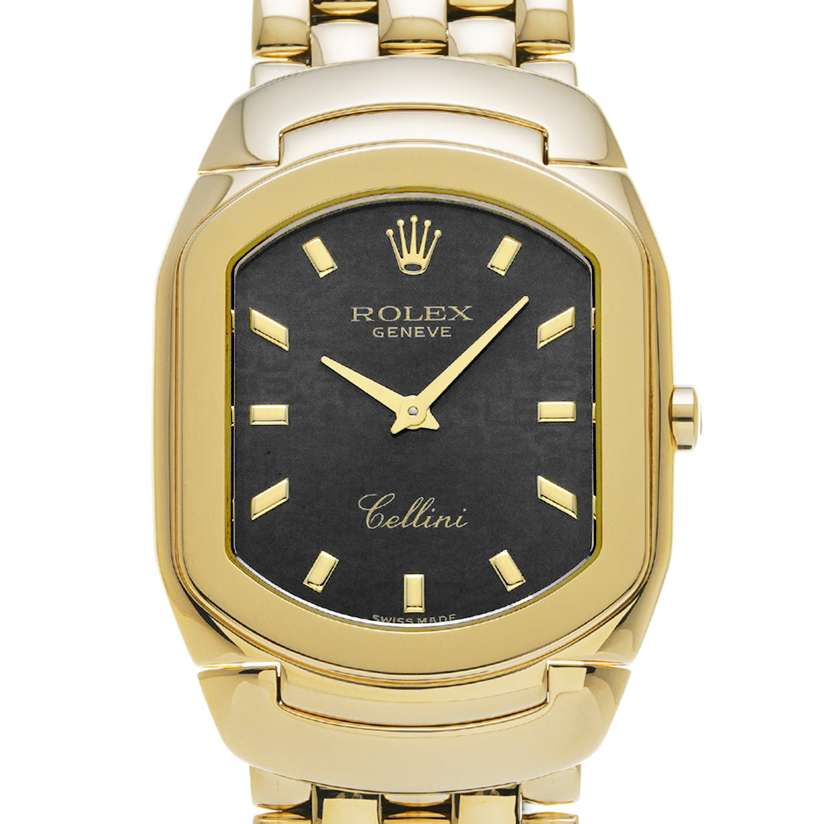 Cellini 12267 N (manufactured circa 1991) Black ROLEX Ladies [Pre-owned].