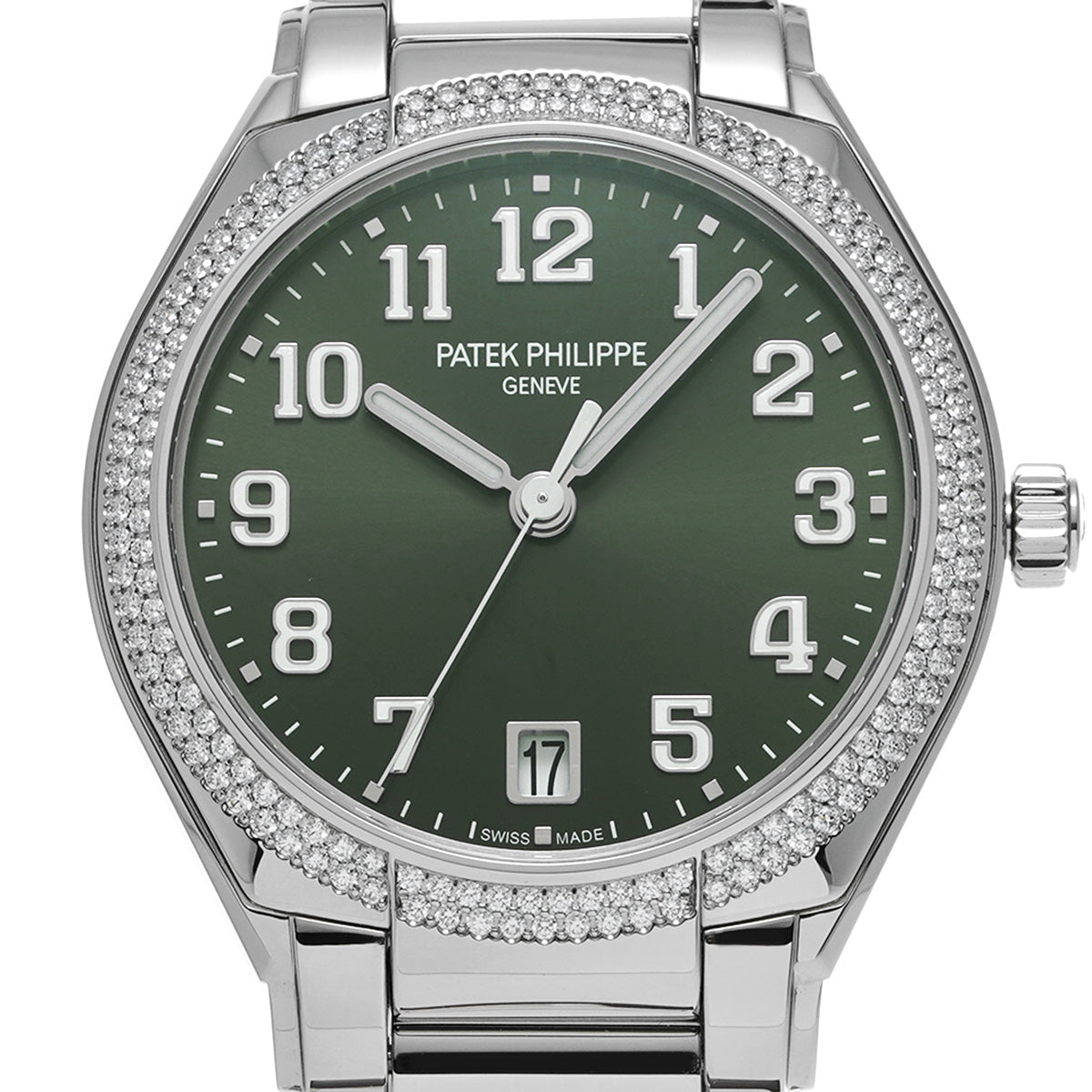 Twenty-4 7300/1200A-011 Olive Green Soleil PATEK PHILIPPE Ladies [Pre-Owned]