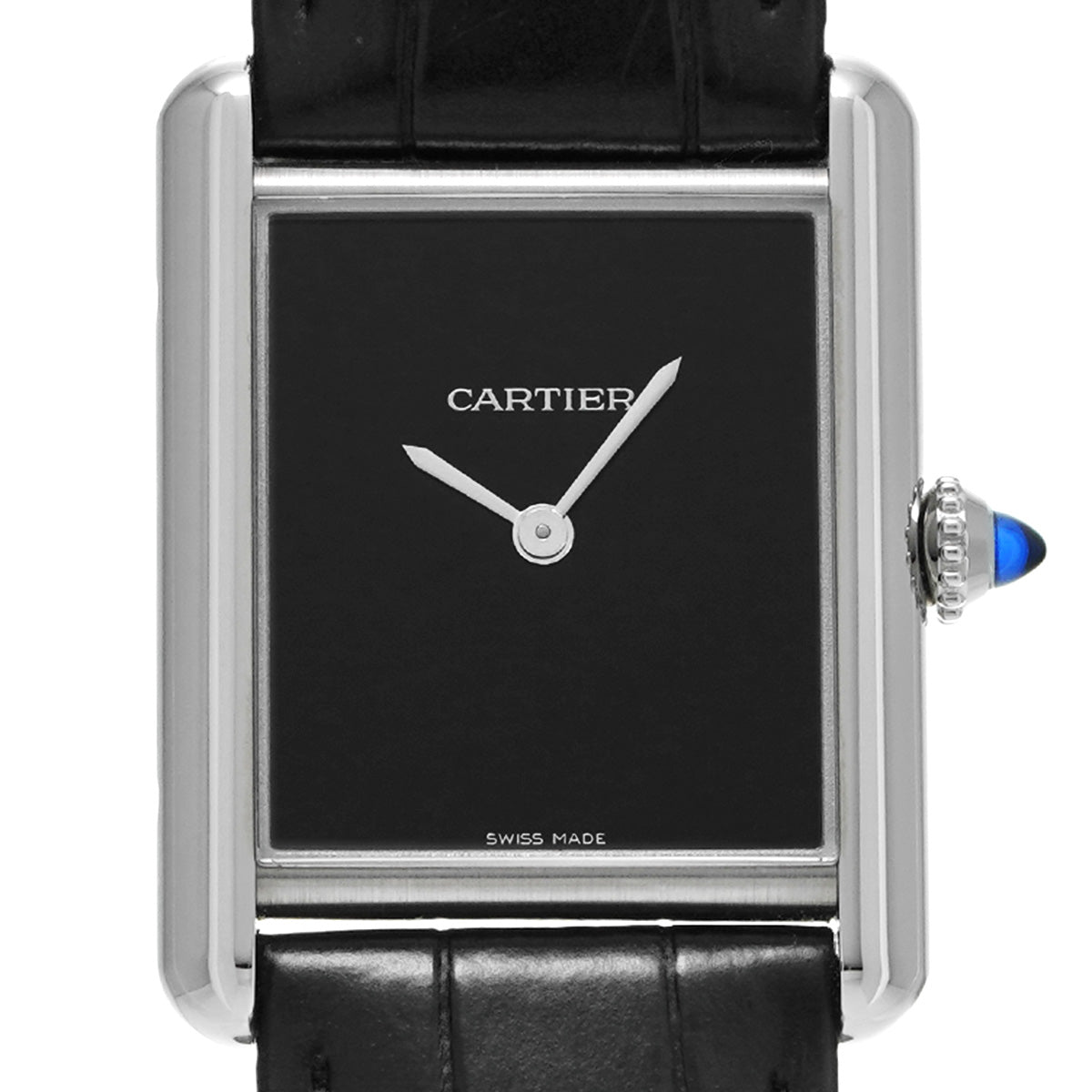 Tank Must de Cartier LM WSTA0072 Black Lacquer CARTIER Men's [Pre-Owned].