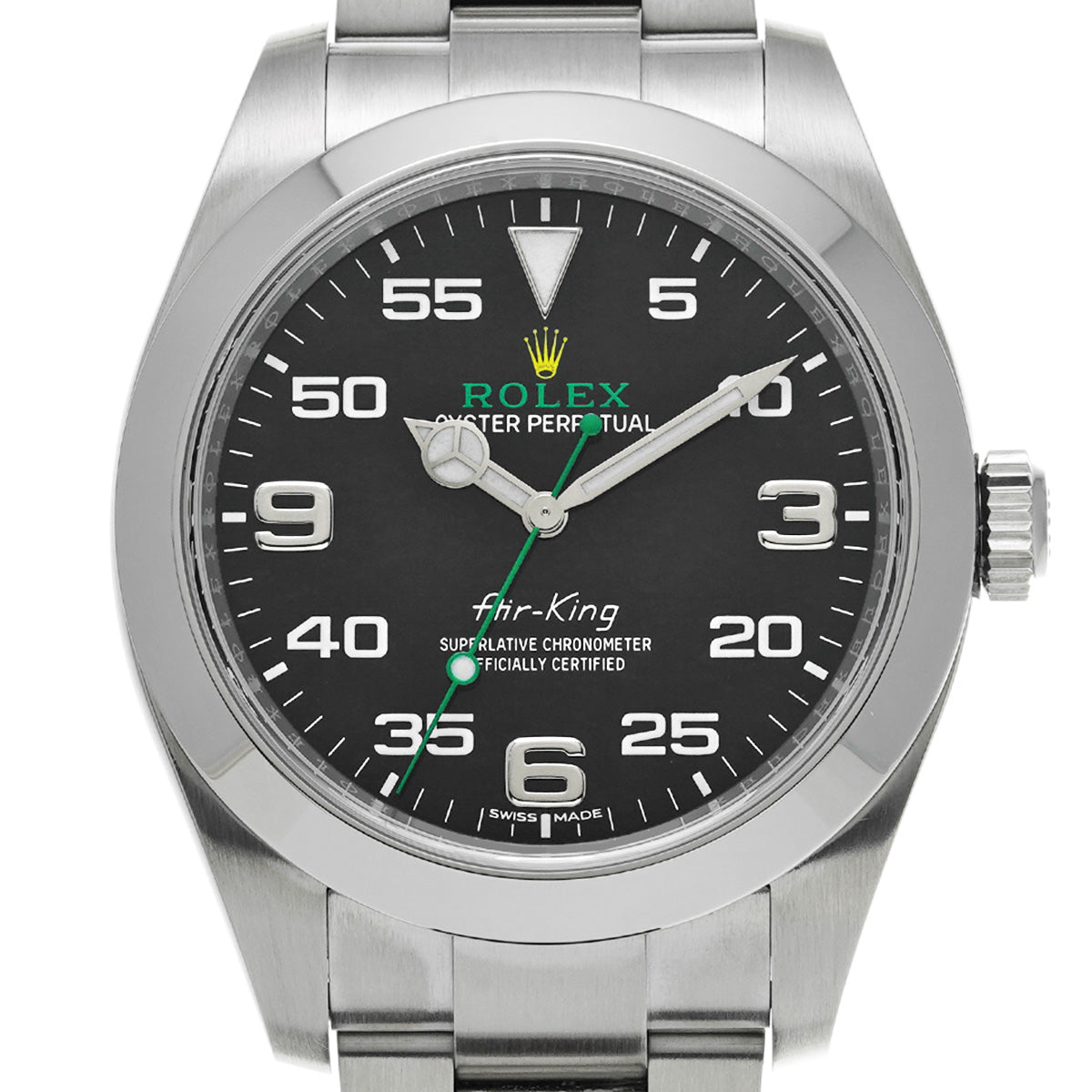 AIRKING 116900 Random Serial Black ROLEX Men's [Pre-owned].