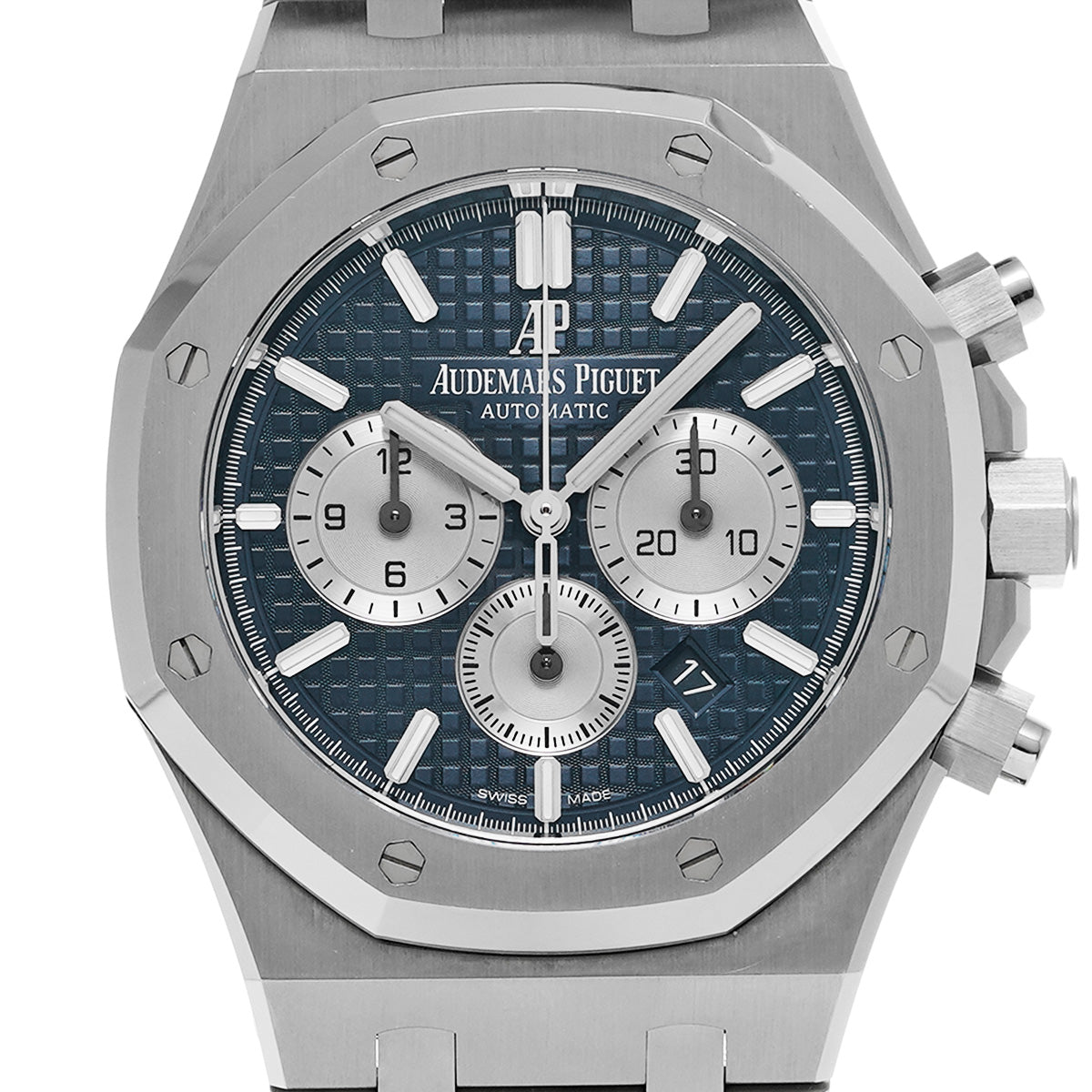 Royal Oak Chronograph 26331ST.OO.1220ST.01 Blue/Rhodium AUDEMARS PIGUET Men's [Pre-Owned]
