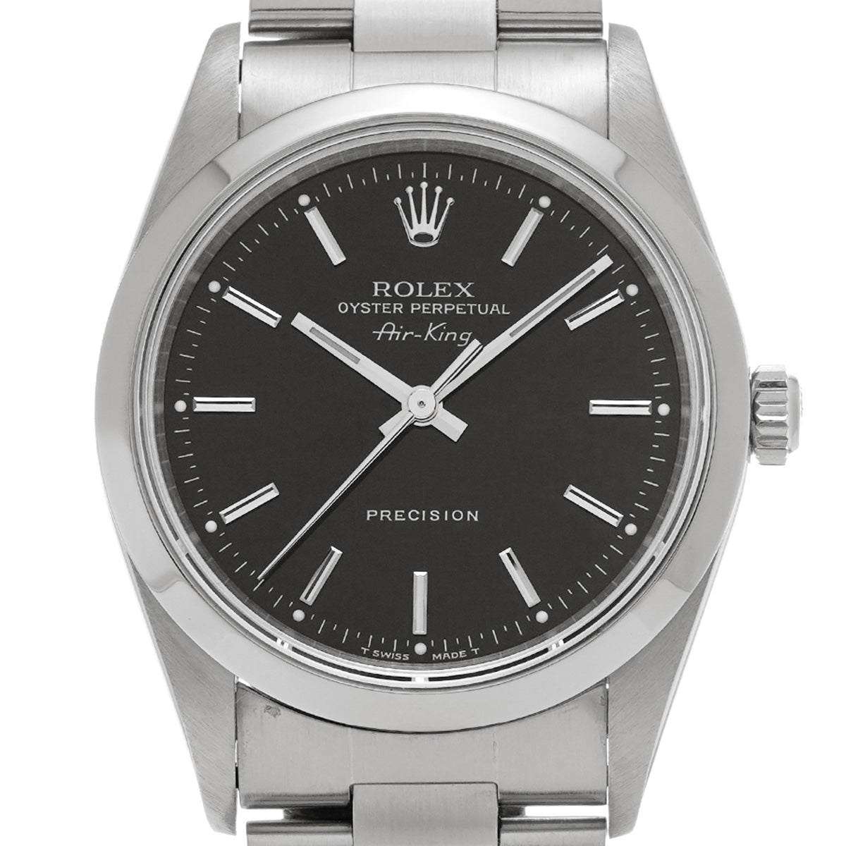 Air-King 14000 U (manufactured circa 1997) Black ROLEX Men's [Pre-Owned].