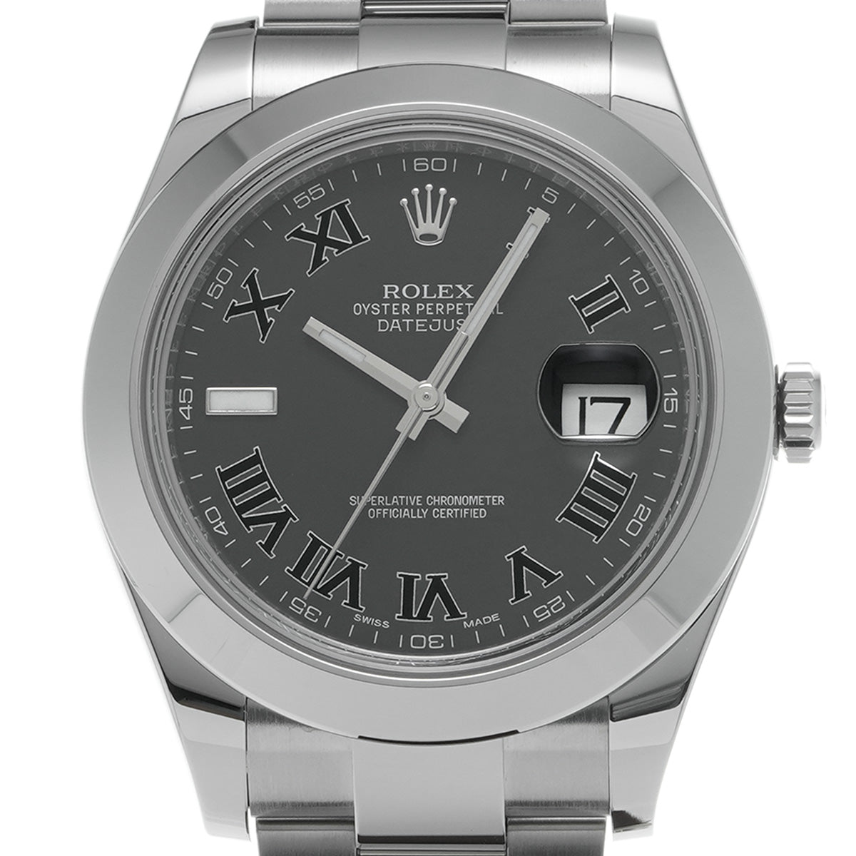 Datejust II 116300 Random Serial Black ROLEX Men's [Pre-owned].