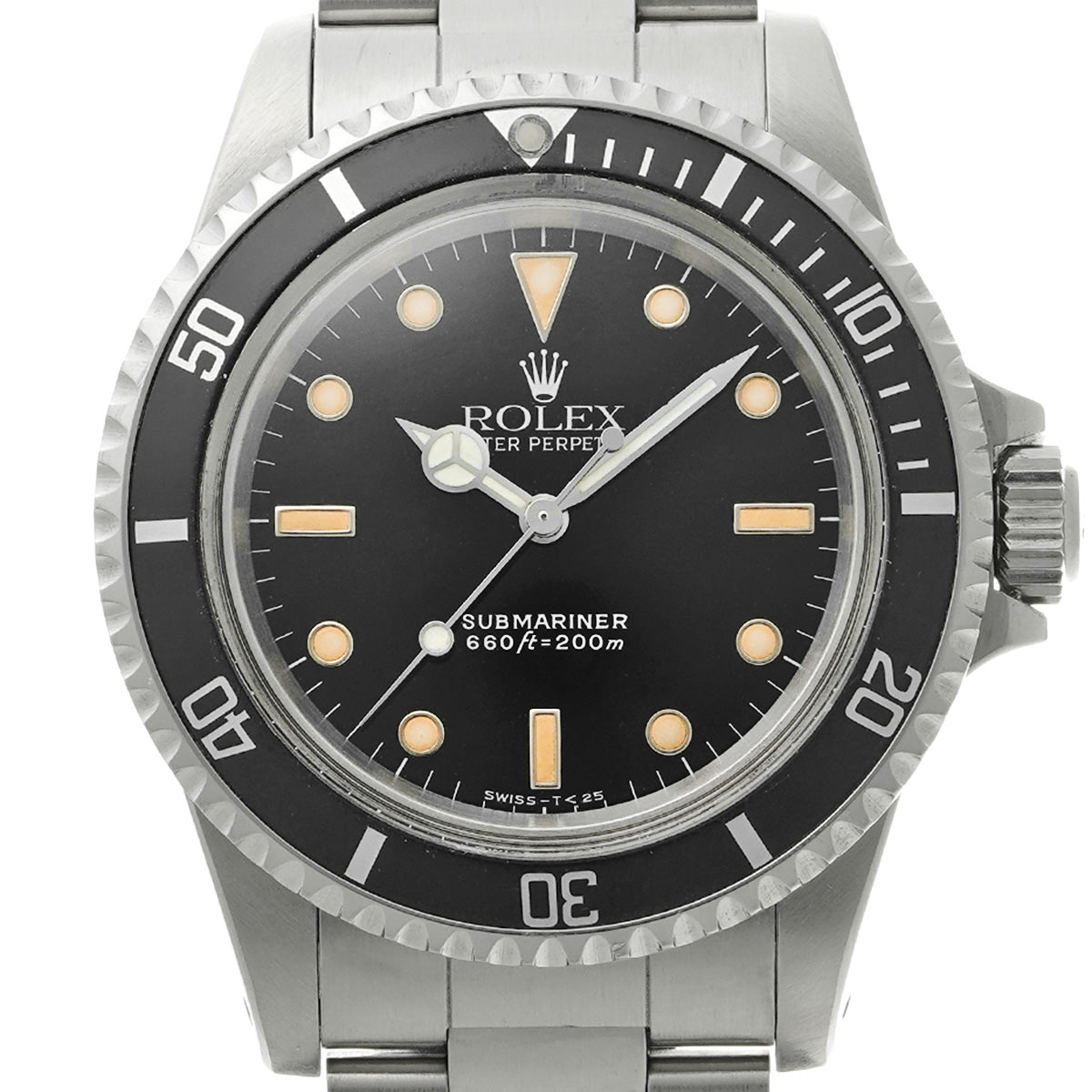 Submariner 5513 R (manufactured circa 1988) Black ROLEX Men's [Pre-Owned].