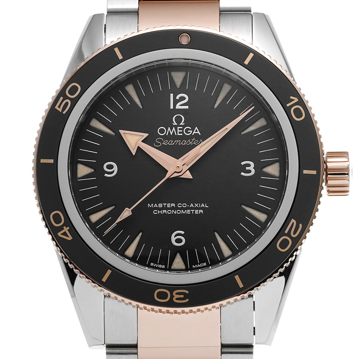 Seamaster 300 Master Co-Axial 233.20.41.21.01.001 Black OMEGA Men's [pre-owned].