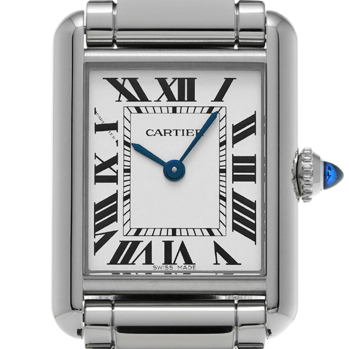 Tank Must SM WSTA0051 Silver CARTIER Ladies [Pre-owned]