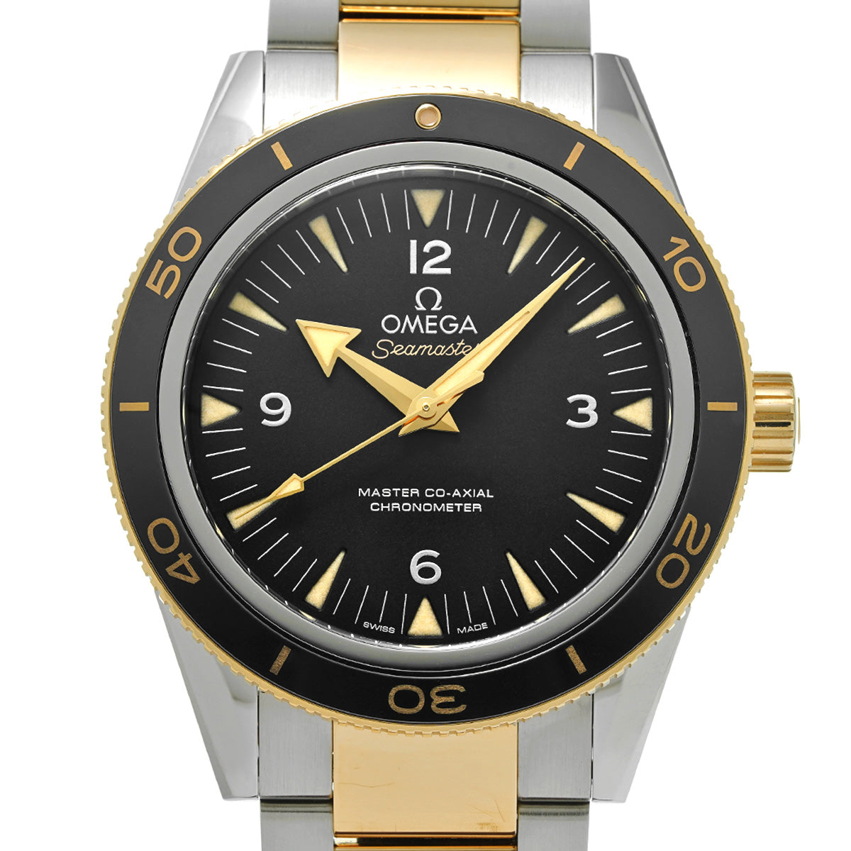 Seamaster 300 Master Co-Axial 233.20.41.21.01.002 Black OMEGA Men's [Pre-Owned].