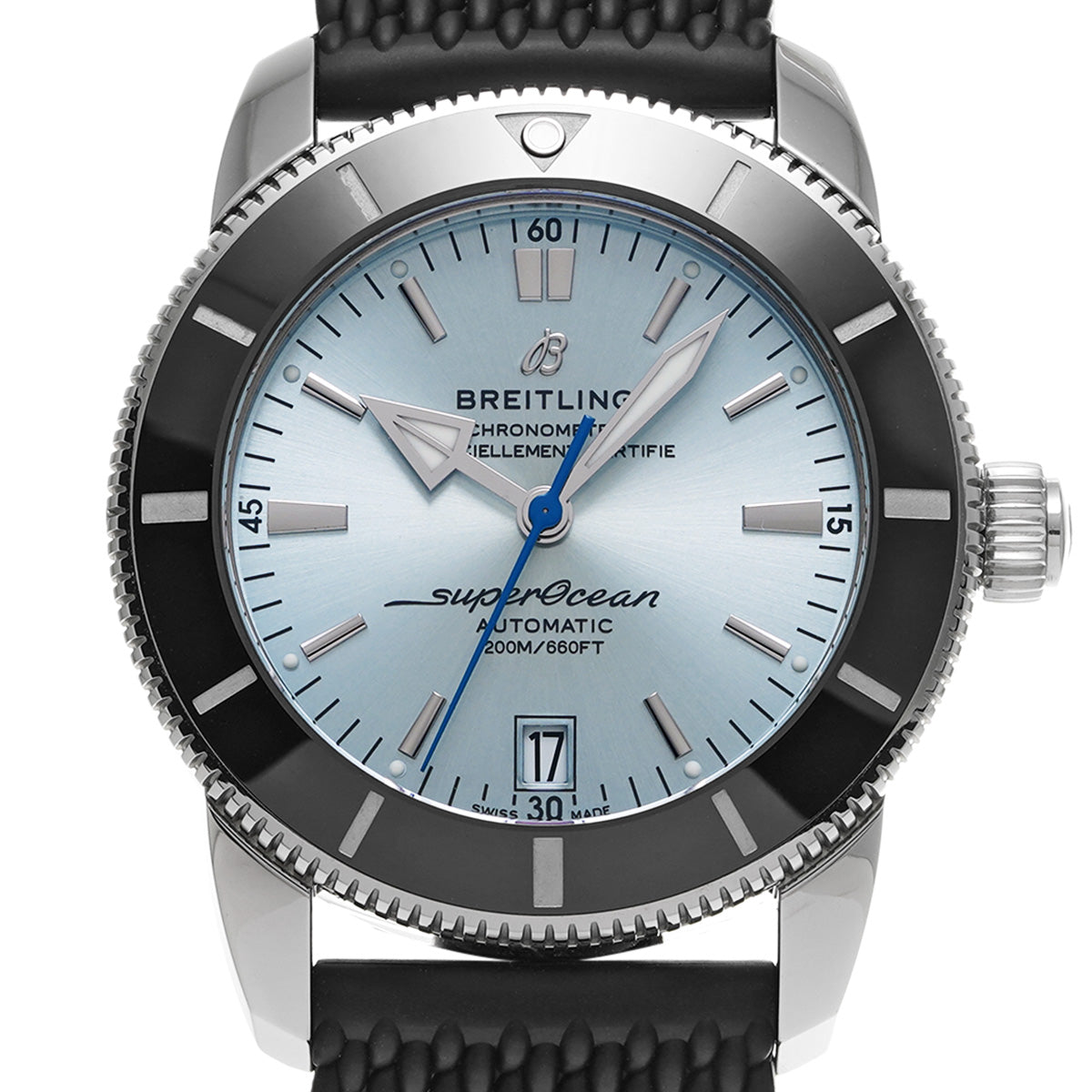 Super Ocean Heritage B20 Automatic 42 Japan Limited AB20108A1C1S1 Ice Blue BREITLING Men's [Pre-Owned].