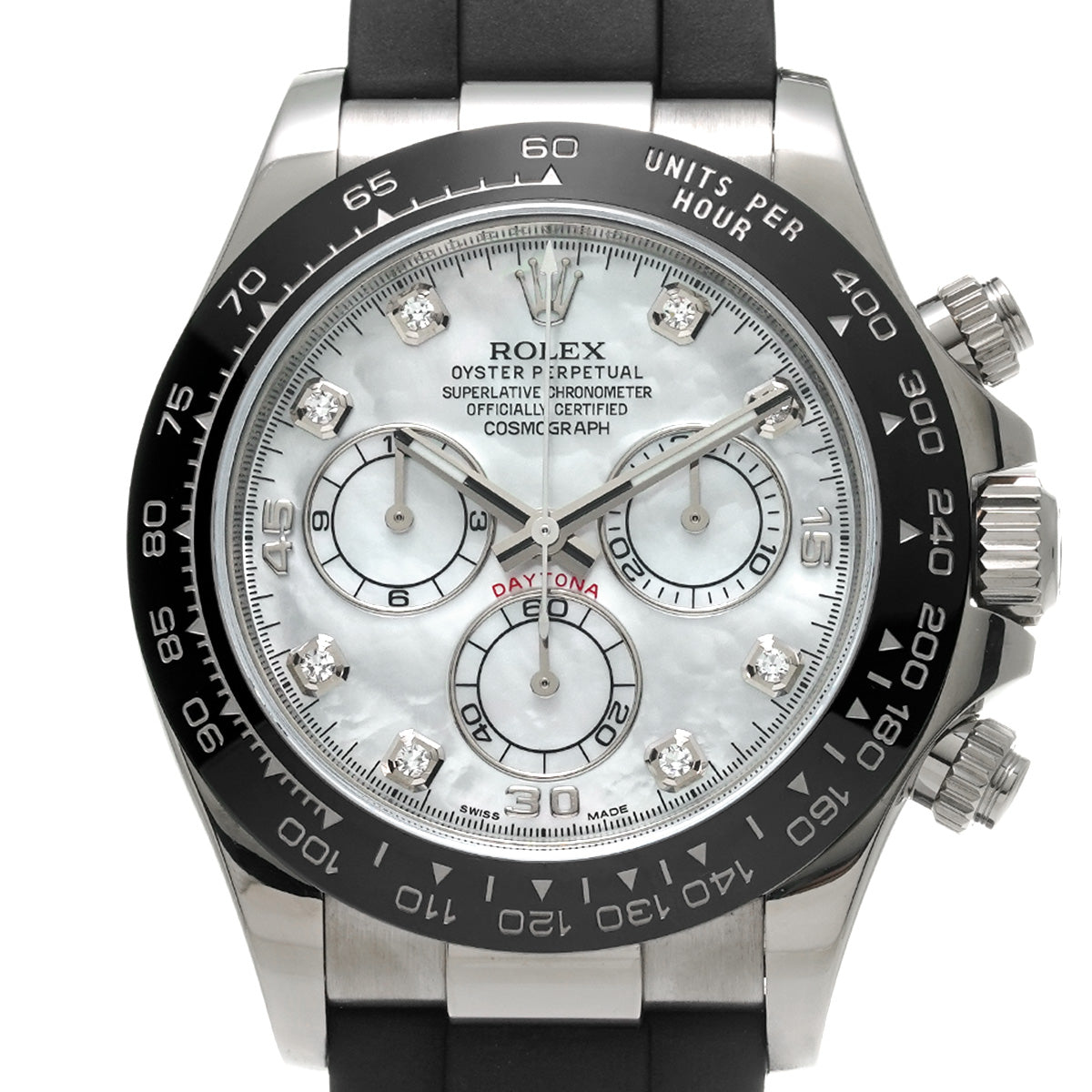 Cosmograph Daytona 116519LNNG Random Serial White MOP/Diamond ROLEX Men's [Pre-Owned].