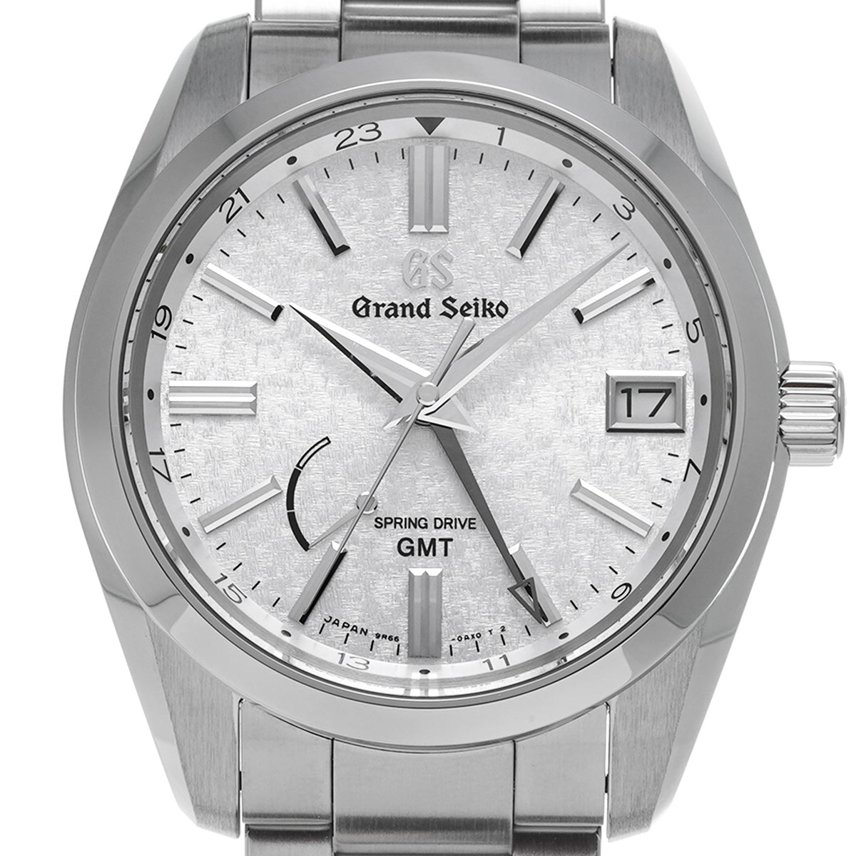 Spring Drive GMT SBGE279 Silver Grand Seiko Men's [Pre-Owned].