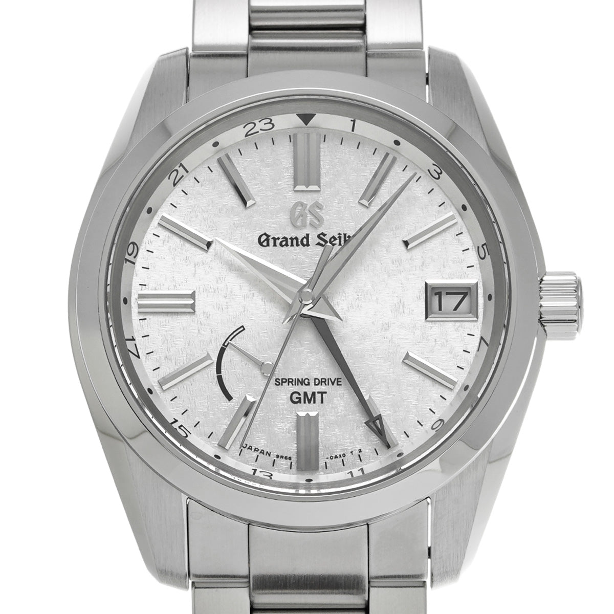 Spring Drive GMT SBGE279 Silver Grand Seiko Men's [Pre-Owned].