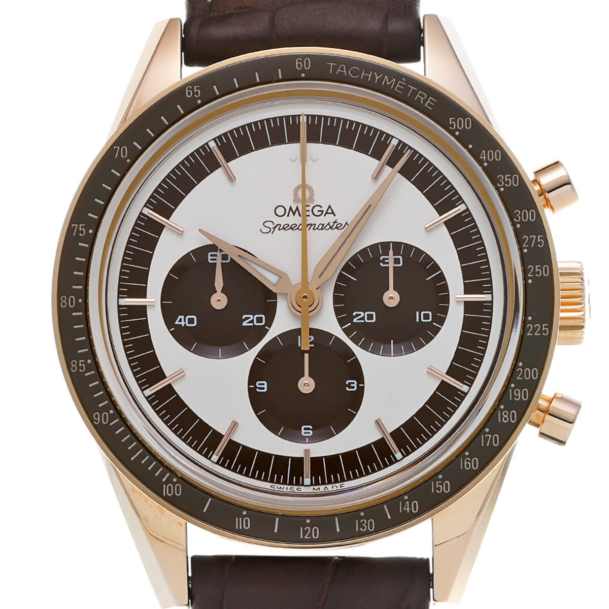 Speedmaster Moonwatch First Omega In Space 311.63.40.30.02.001 Silver/Brown OMEGA Men's [Pre-Owned].