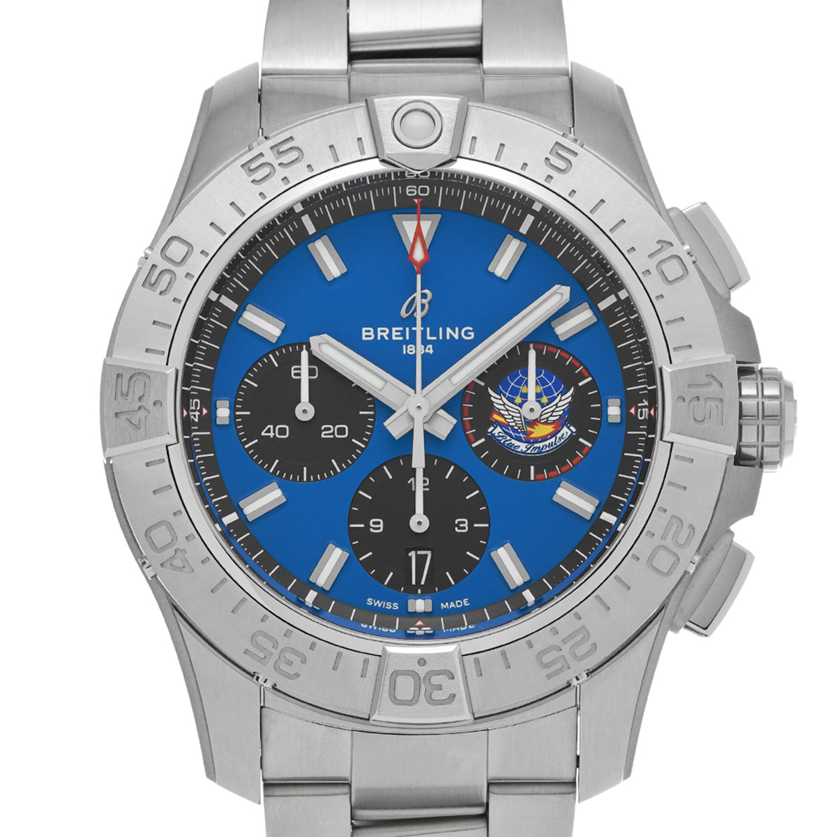 Avenger B01 Chronograph 44 Japan Limited Edition AB01471A1C1A1 Blue BREITLING Men's [Pre-Owned].