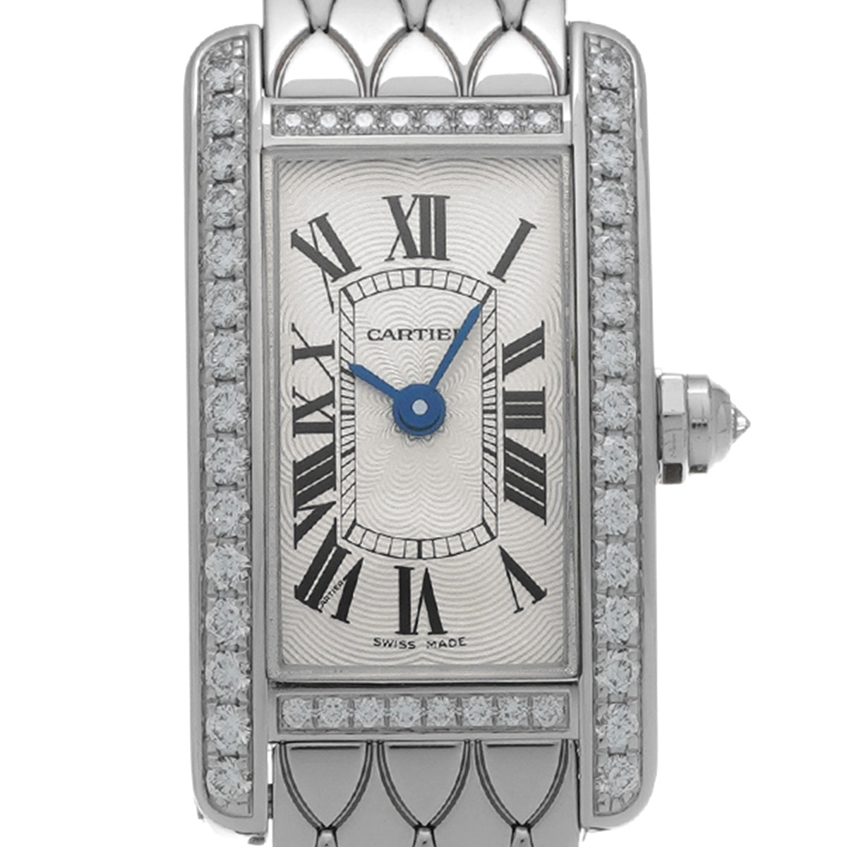 Tank American Mini WB710013 Silver CARTIER Ladies [Pre-Owned].