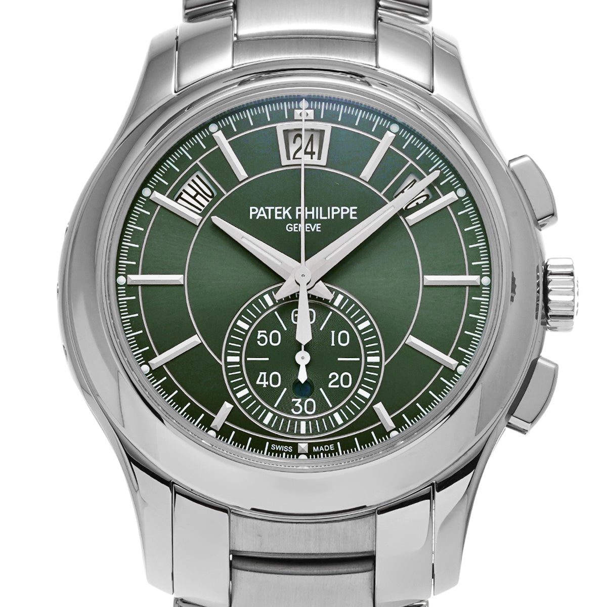 Annual Calendar Flyback Chronograph 5905/1A-001 Olive Green Soleil PATEK PHILIPPE Men's [Pre-Owned]