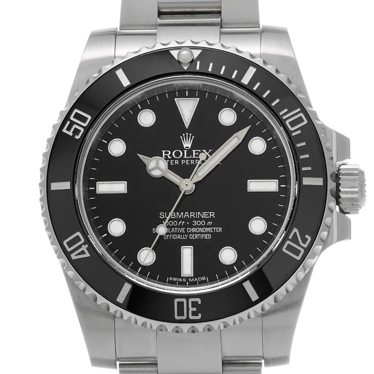 Submariner 114060 Random Serial Black ROLEX Men's [Pre-Owned].