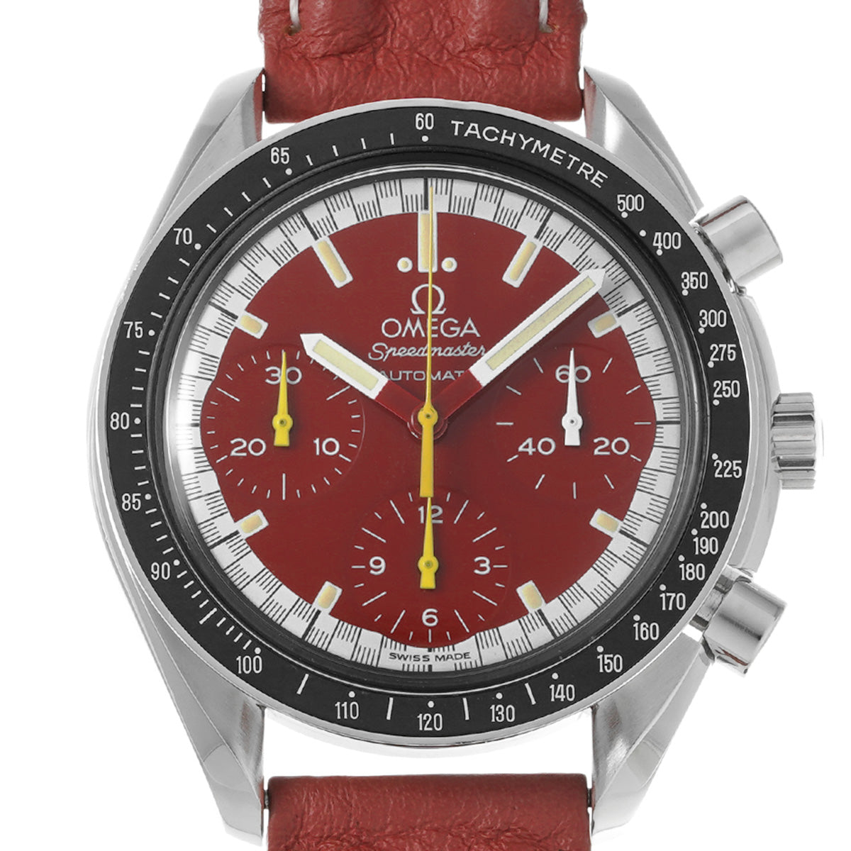 Speedmaster Racing Michael Schumacher 3810.61.41 Red OMEGA Men's [Pre-Owned].