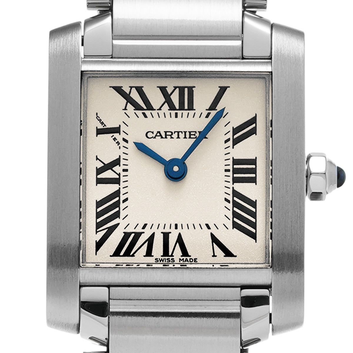 Tank Francaise SM W51008Q3 Silver CARTIER Ladies [Pre-owned]