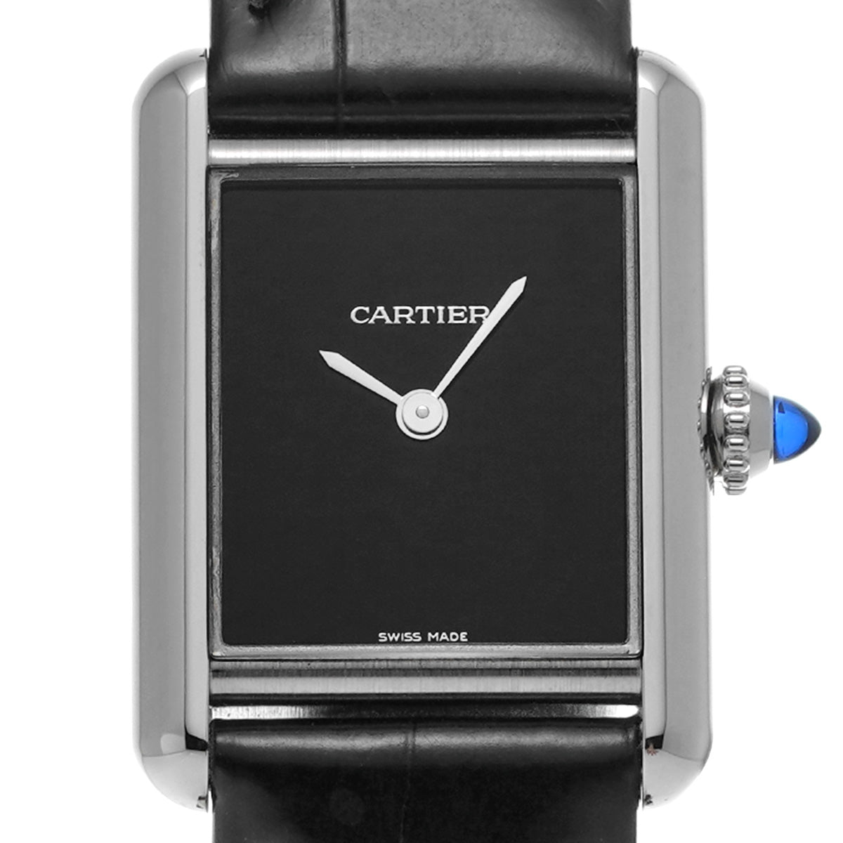 Tank Must de Cartier watch SM WSTA0071 Black Lacquer CARTIER Men's [Pre-owned]