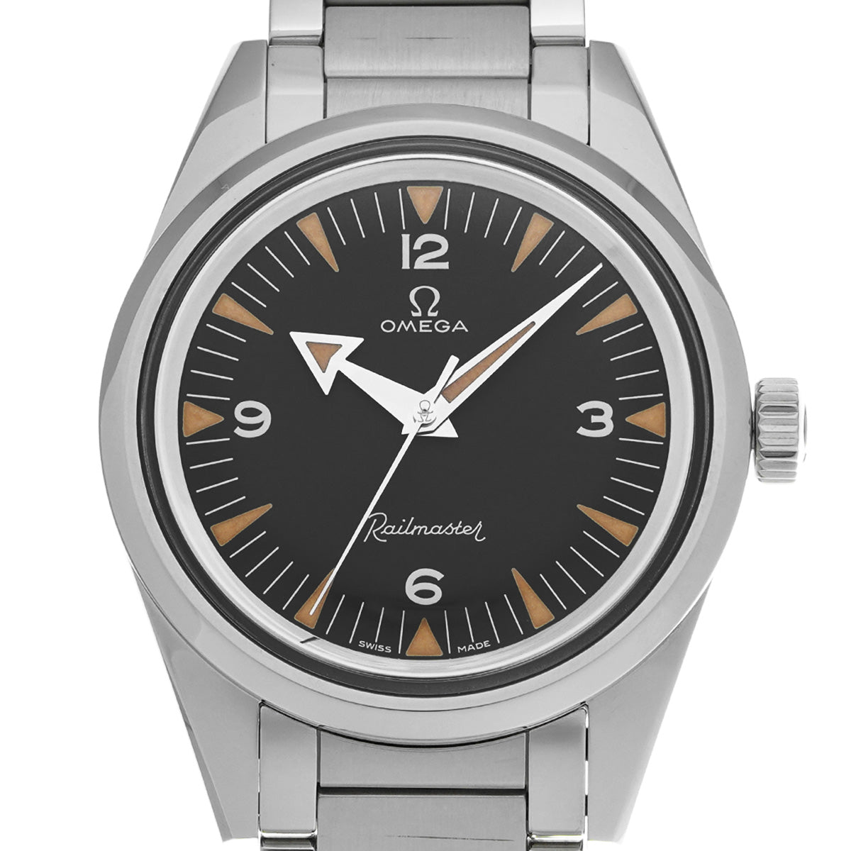 Seamaster Railmaster Co-Axial Master Chronometer 1957 Trilogy 220.10.38.20.01.002 Black OMEGA Men's [pre-owned].