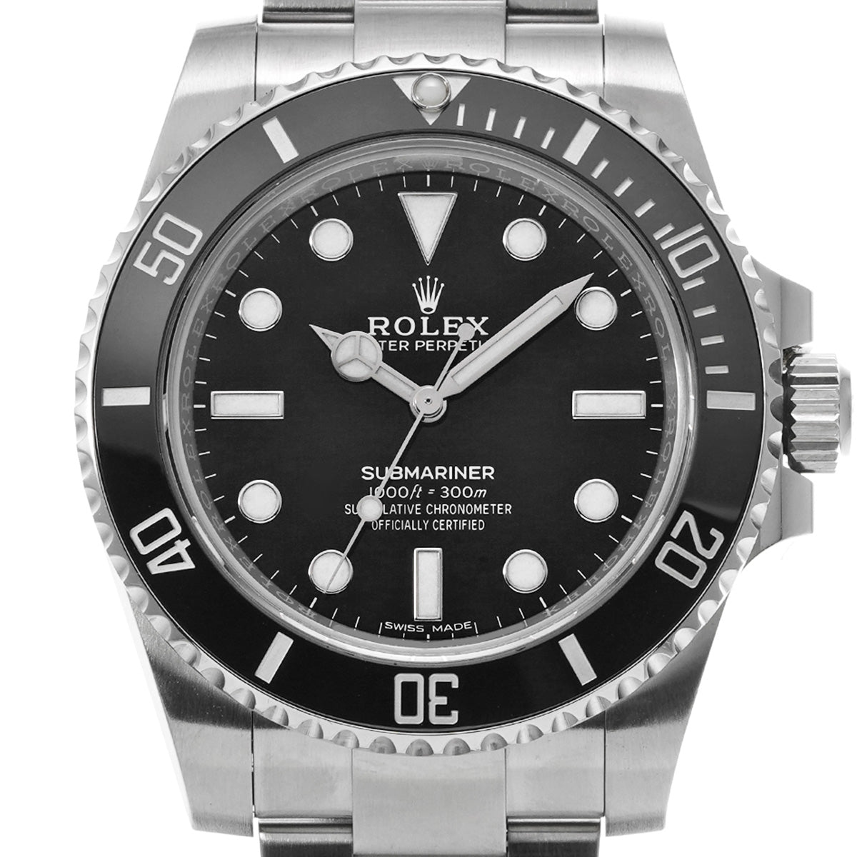 Submariner 114060 Random Serial Black ROLEX Men's [Pre-Owned].