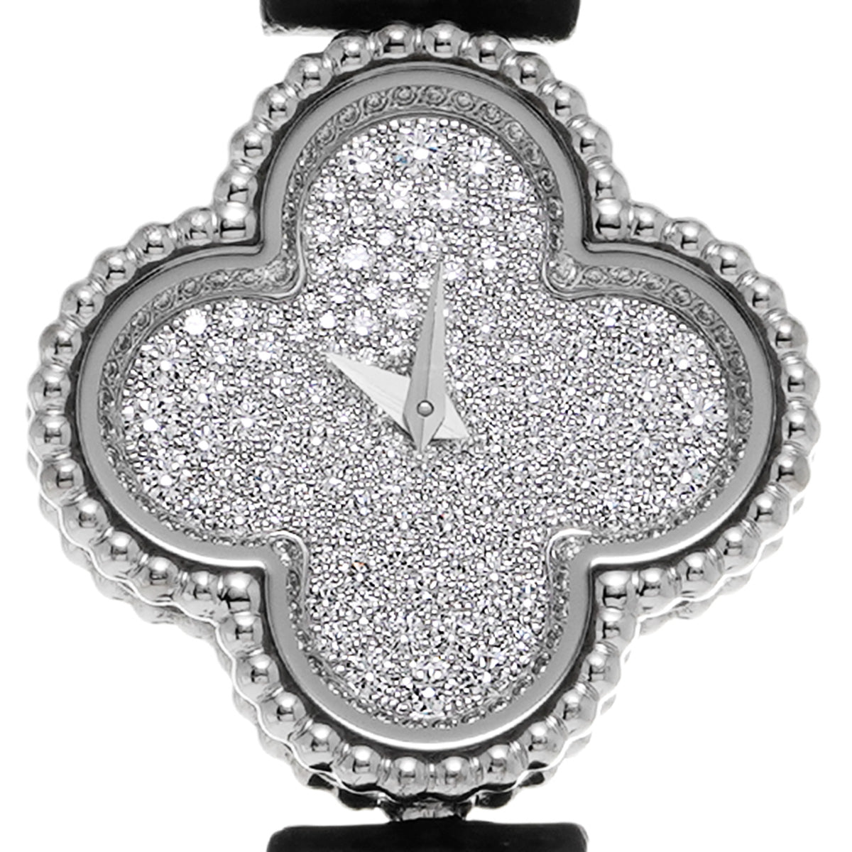 Sweet Alhambra VCARO8WV00 Silver/diamond Van Cleef &amp; Arpels ladies [pre-owned]