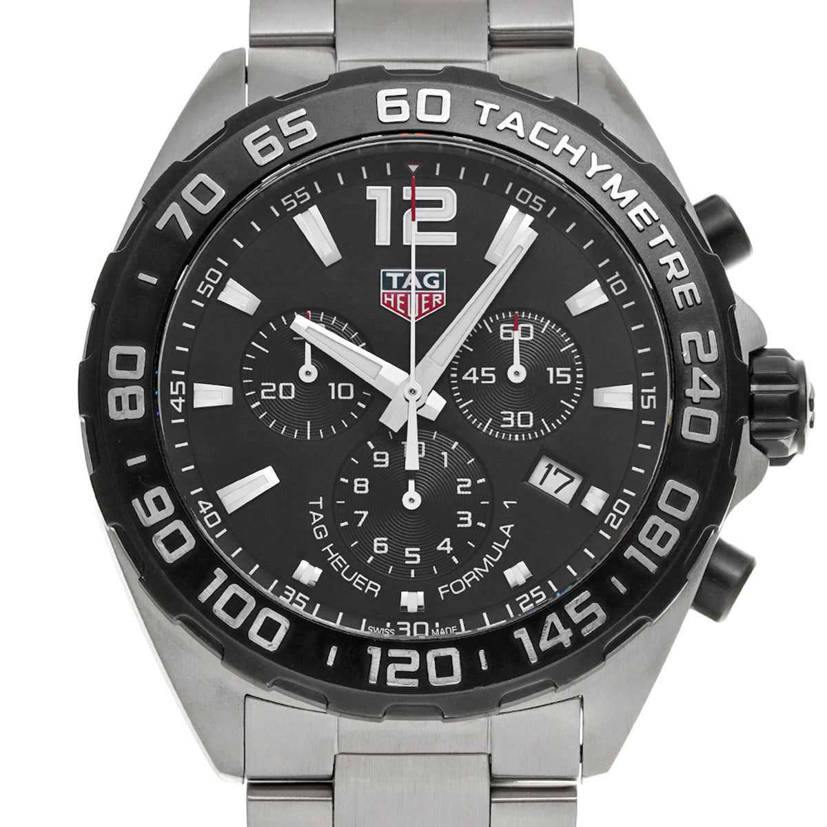 CAZ1010.BA0842 Formula 1 Quartz Chronograph Black TAG HEUER Men's [Pre-Owned].