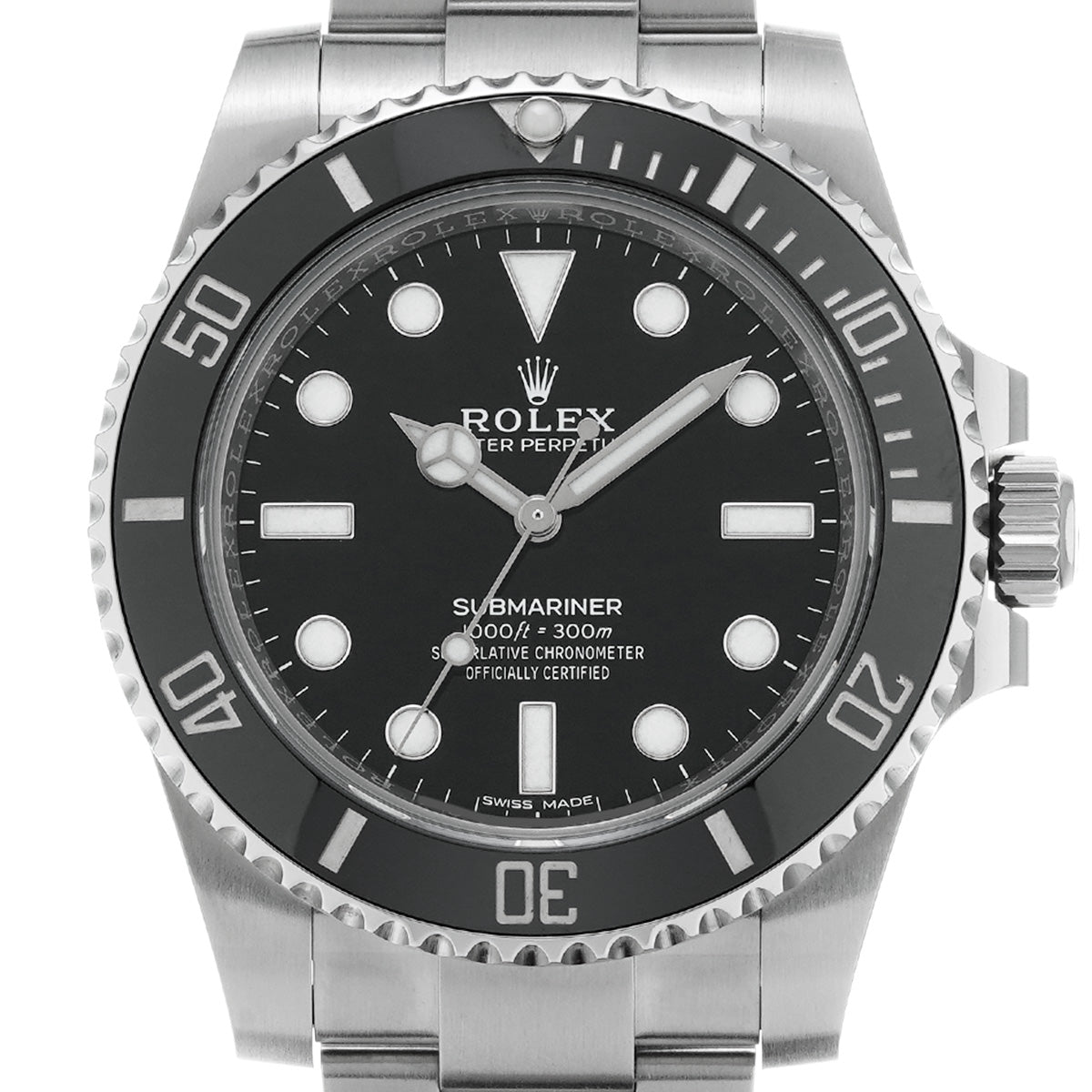 Submariner 114060 Random Serial Black ROLEX Men's [Pre-Owned].