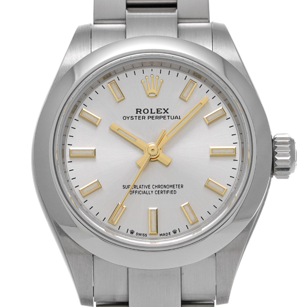 Oyster Perpetual 28 276200 Silver ROLEX Ladies [Pre-owned]