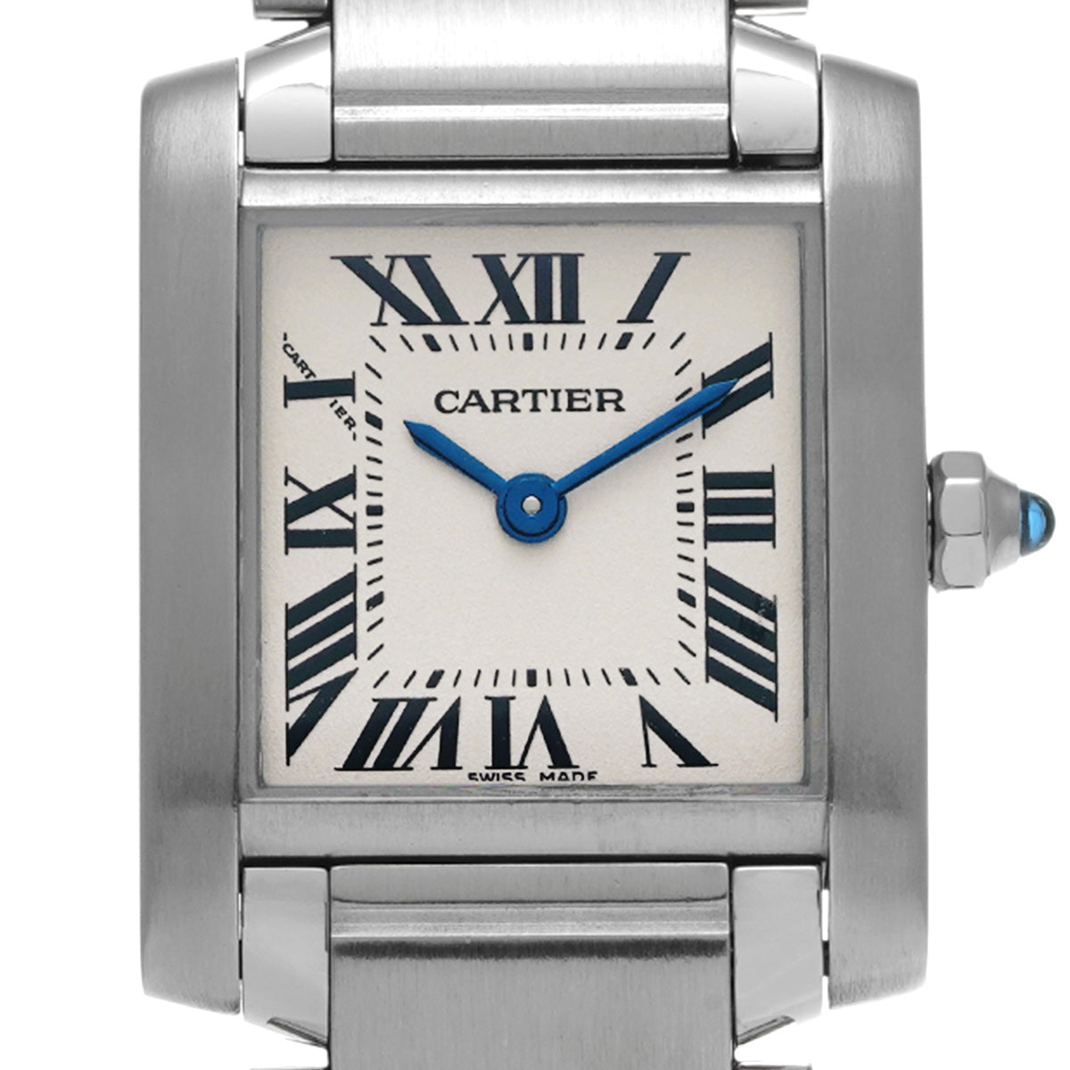 Tank Francaise SM W51008Q3 Silver CARTIER Ladies [Pre-owned]