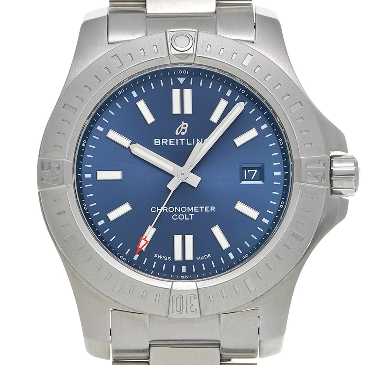 Colt Automatic 44 A17388101C1A1 Blue BREITLING Men's [Pre-Owned].
