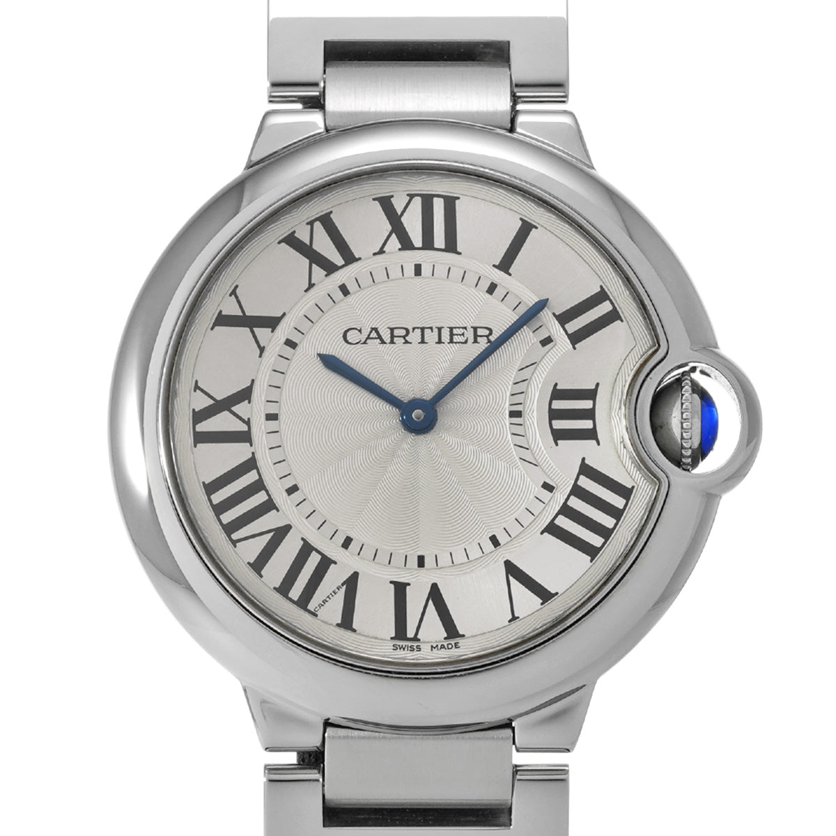 Ballon Bleu de Cartier 36mm W69011Z4 Silver CARTIER Unisex [Pre-Owned].