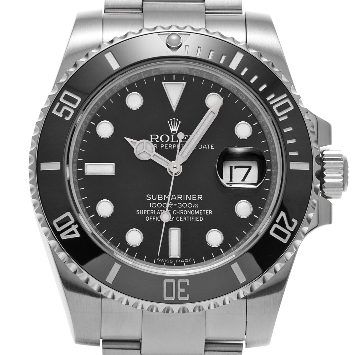 Submariner Date 116610LN Random Serial Black ROLEX Men's [Pre-Owned].