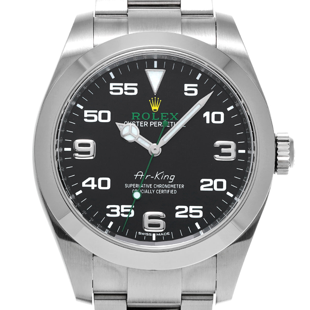 AIRKING 116900 Random Serial Black ROLEX Men's [Pre-owned].