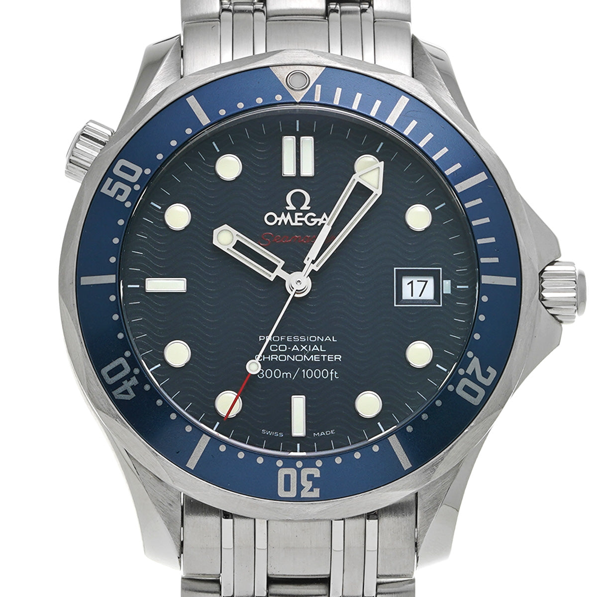 Seamaster Diver 300 Co-Axial 2220.80 Blue OMEGA Men's [Pre-Owned].