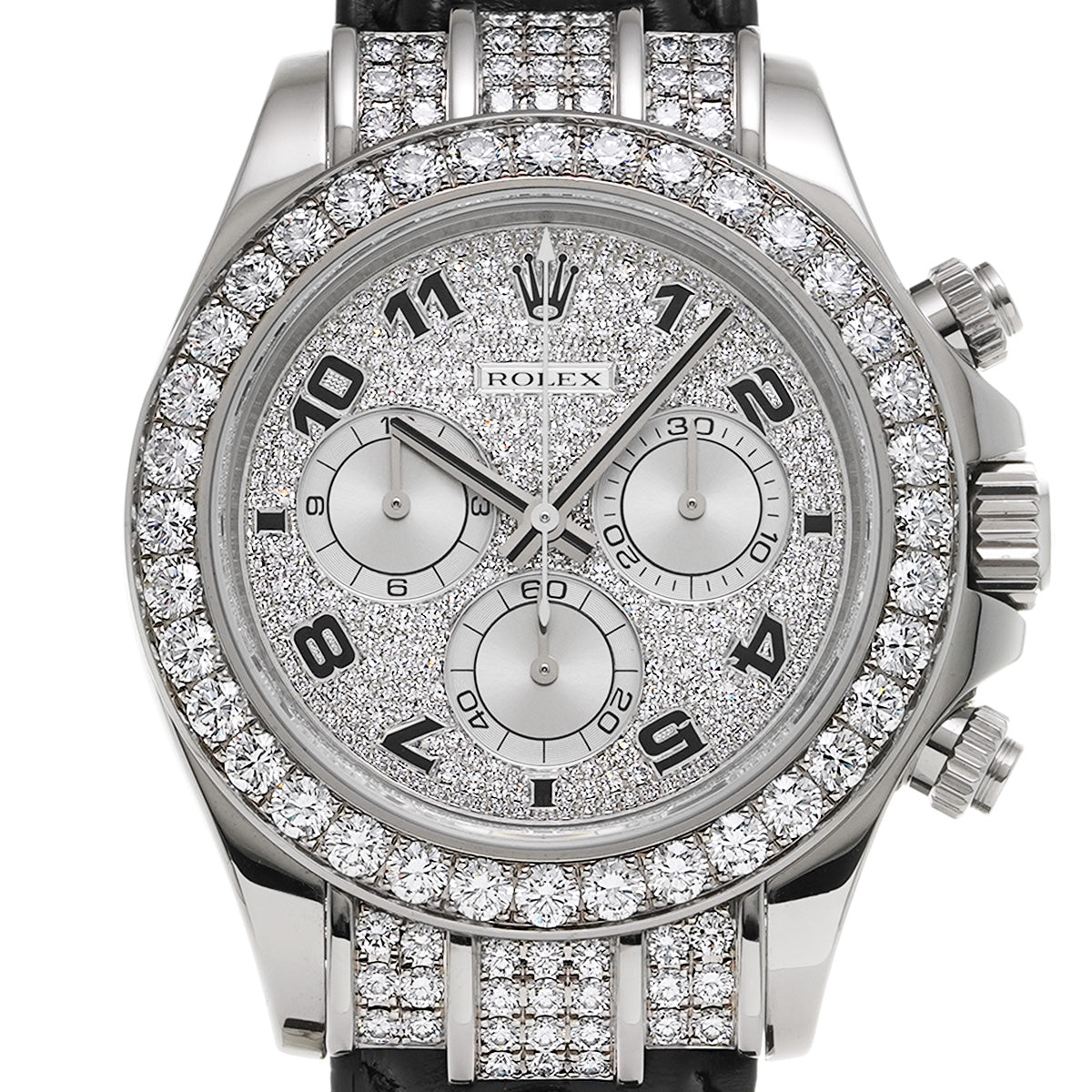 Cosmograph Daytona 116599RBR M (made around 2008) Pav Diamond/Silver ROLEX Men's [Pre-Owned].
