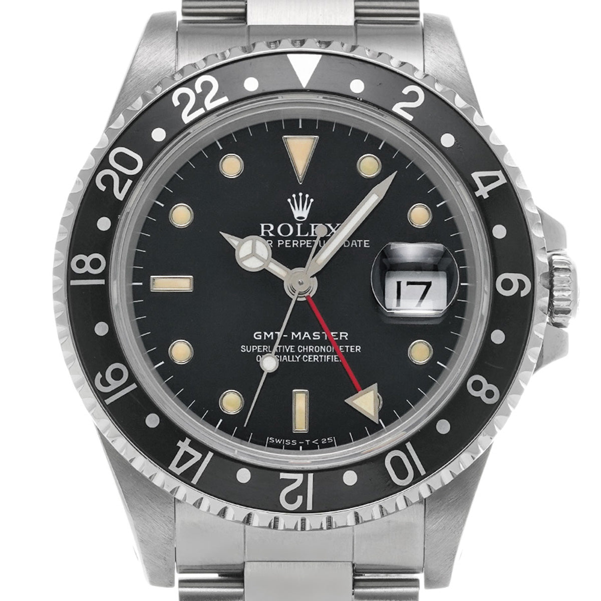 GMT Master 16700 N (manufactured circa 1992) Black ROLEX Men's [Pre-Owned].