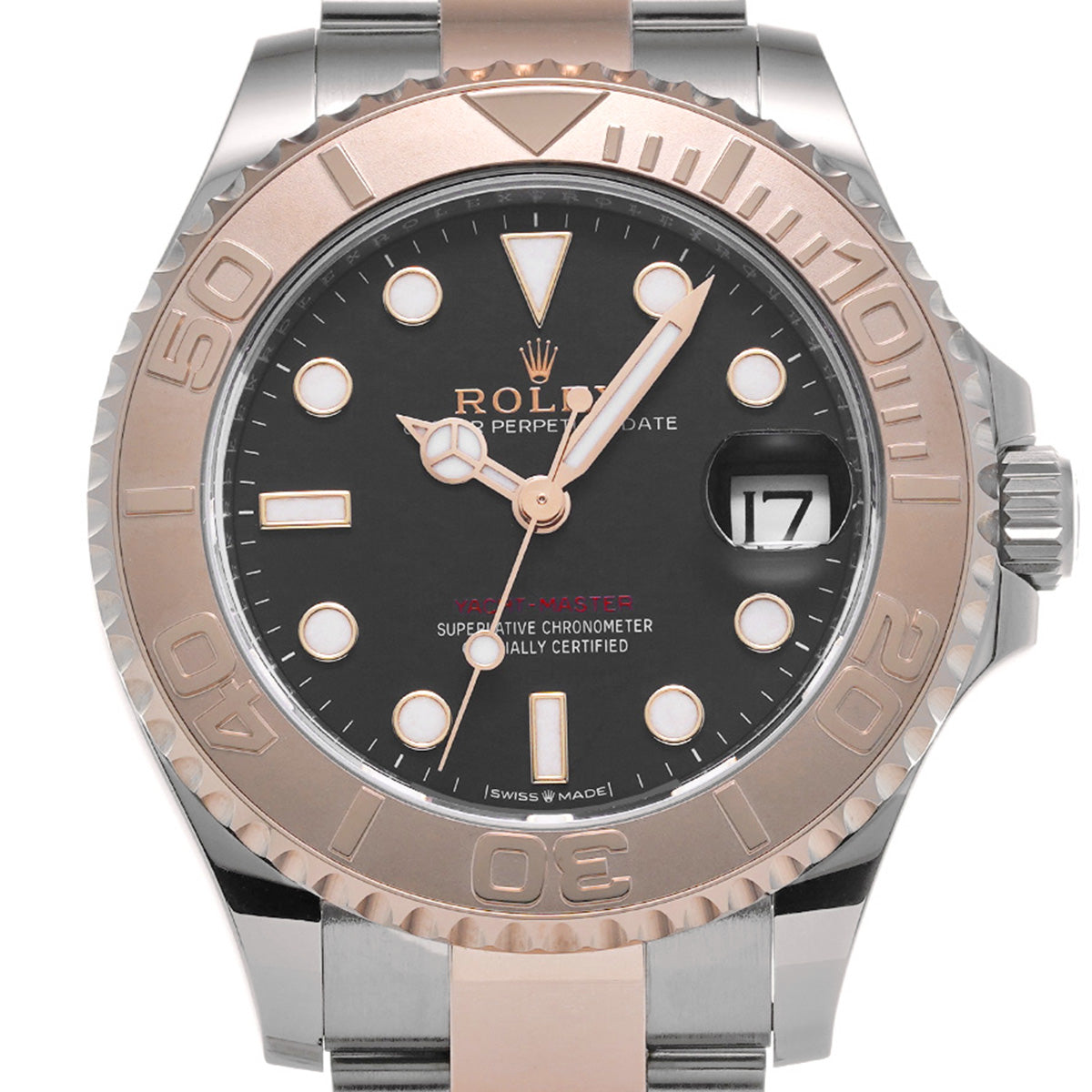 Yacht-Master 37 268621 Random Serial Black ROLEX Unisex [Pre-Owned].