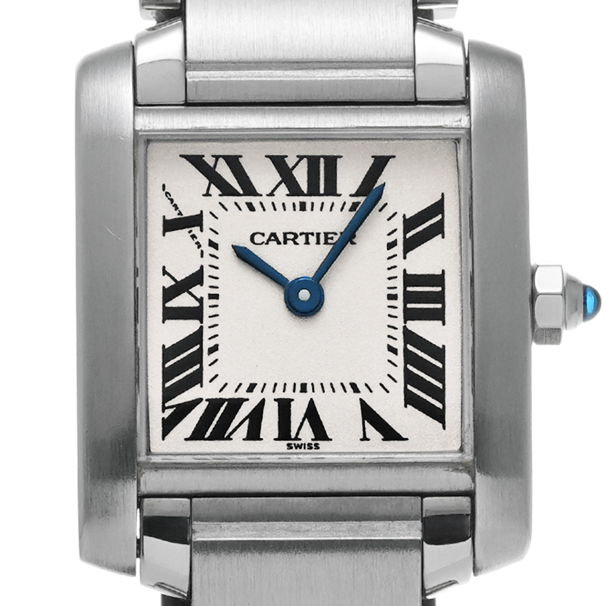 Tank Francaise SM W51008Q3 Silver CARTIER Ladies [Pre-owned]