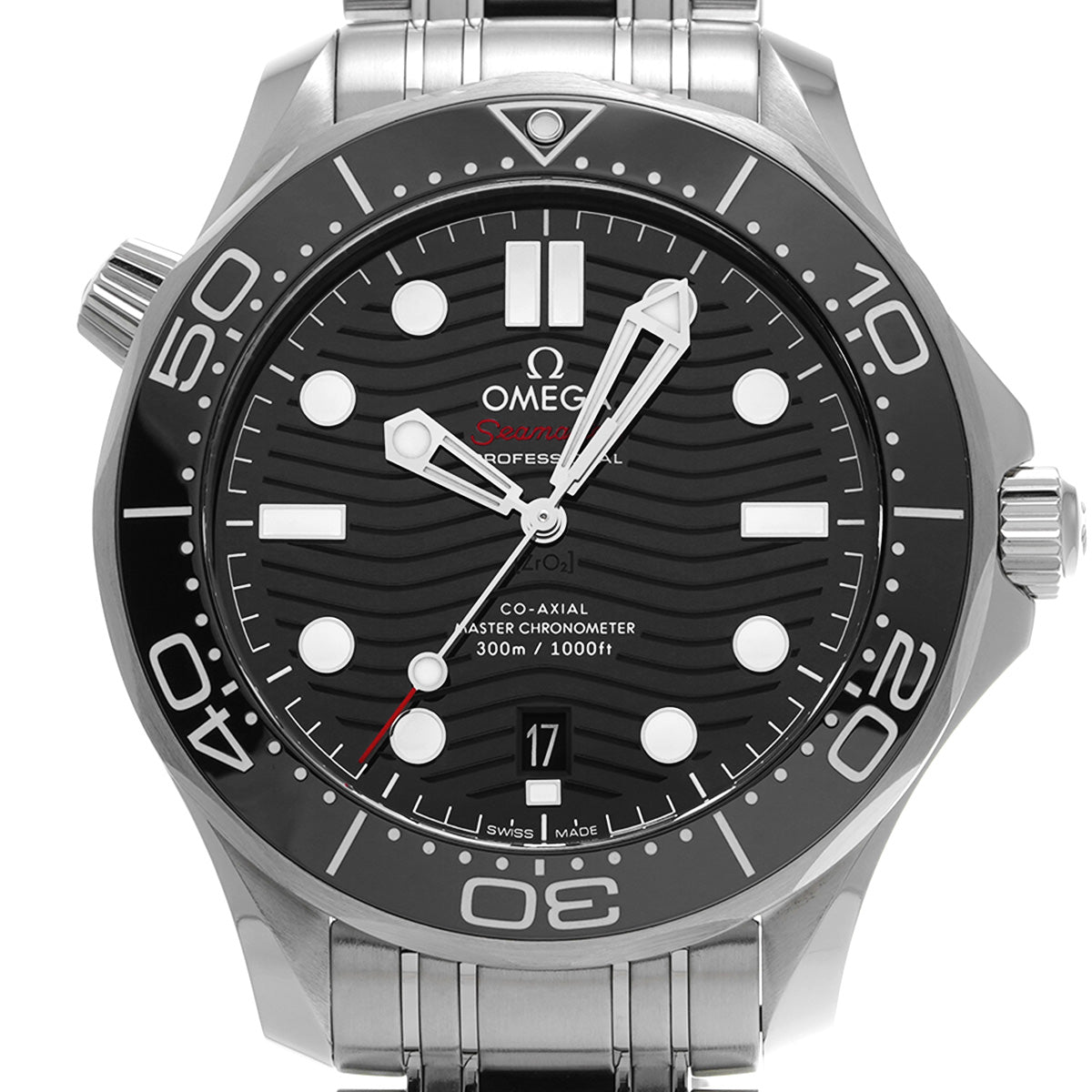 Seamaster Diver 300 Co-Axial Master Chronometer 210.30.42.20.01.001 Black OMEGA Men's [Pre-Owned].
