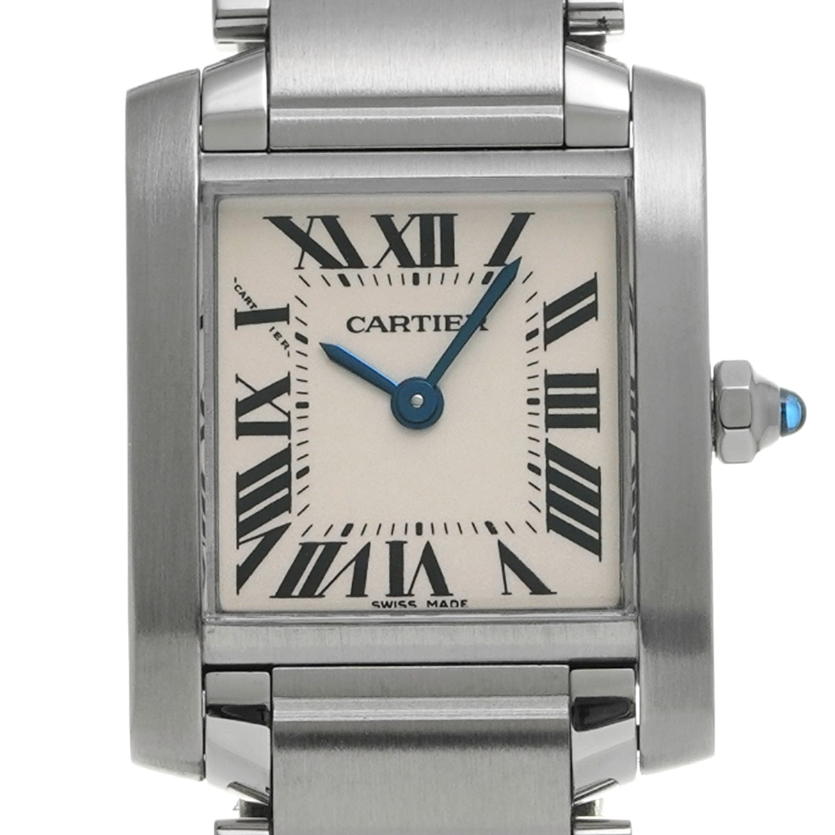 Tank Francaise SM W51008Q3 Silver CARTIER Ladies [Pre-owned]