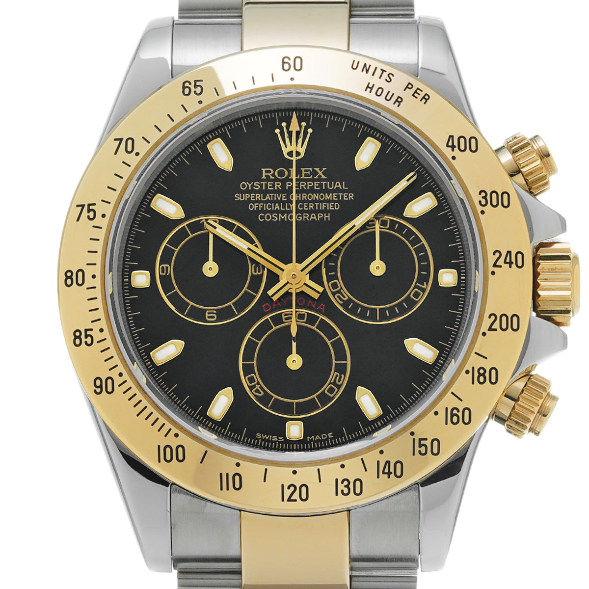 Cosmograph Daytona 116523 Y No. (manufactured around 2002) Black ROLEX Men's [Pre-Owned].