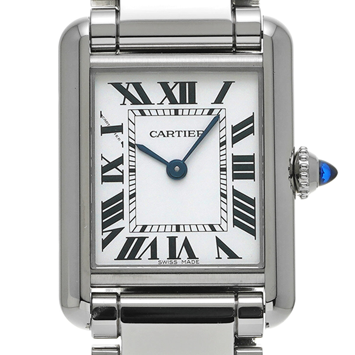 Tank Must SM WSTA0051 Silver CARTIER Ladies [Pre-owned]