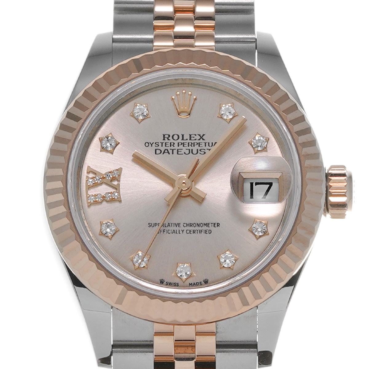 Lady Datejust 28 279171G Random Serial Ros/Diamond ROLEX Ladies [Pre-Owned].