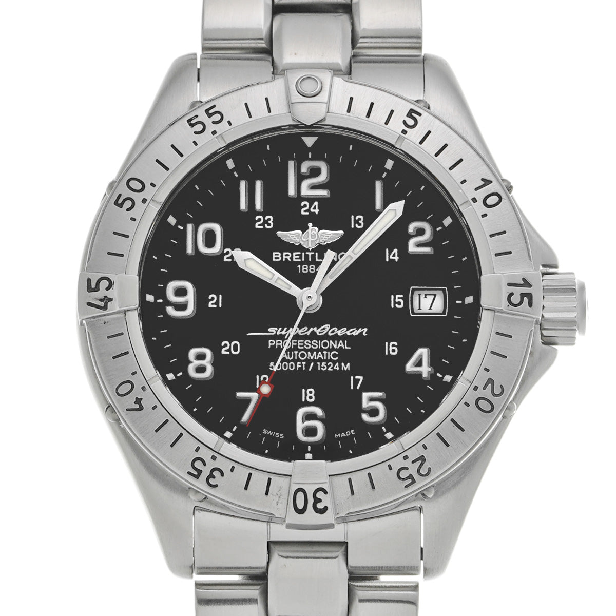 Super Ocean A17345 Black BREITLING Men's [Pre-Owned].