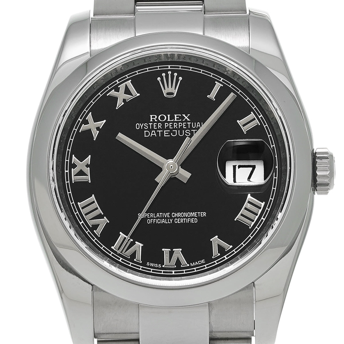 DATE JUST 116200 Random Serial Black ROLEX Men's [Pre-owned].