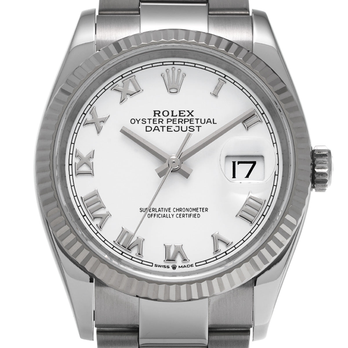 Datejust 36 126234 Random Serial White ROLEX Men's [Pre-Owned].