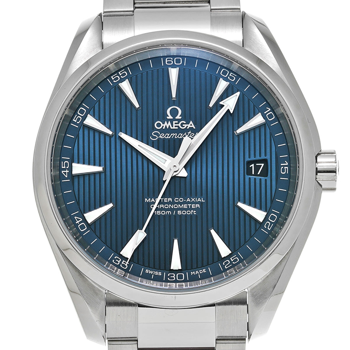 Seamaster Aqua Terra Master Co-Axial 231.10.42.21.03.003 Blue OMEGA Men's [Pre-Owned].