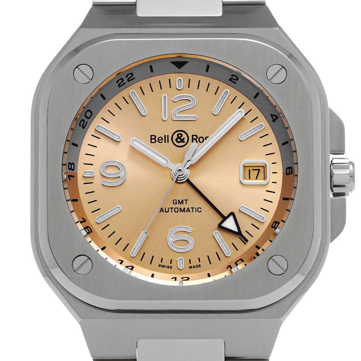 BR 05 GMT AMBER BR05G-CH-ST/SST Amber Bell &amp; Ross Men's [pre-owned]